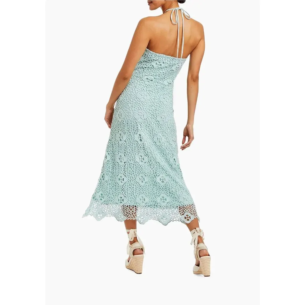 Mestiza New York | Maria Crocheted Cotton Midi-Dress - Picture 3 of 9